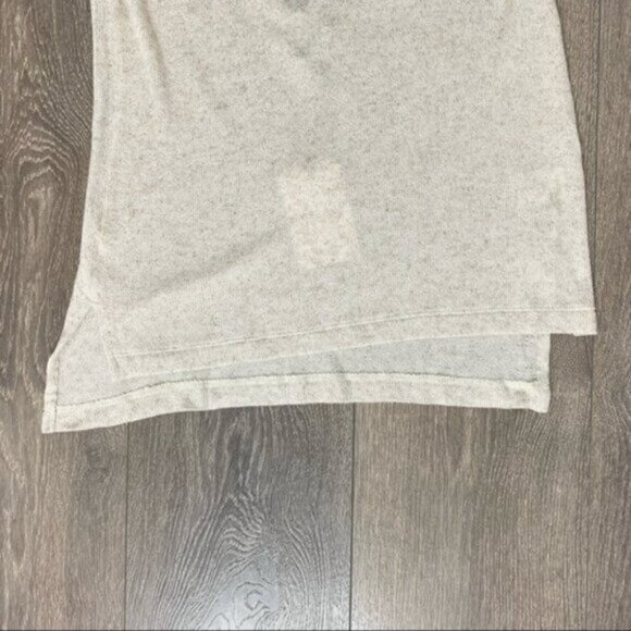 Revolve LNA Cabo Tank Top V-neck Side Slit Scour Taupe Knit V-neck Size Small - Picture 6 of 14